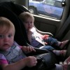 Girls in Car at Native Museum Girls in Car at Native Museum